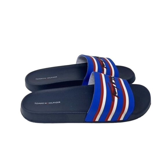 Tommy Hilfiger Szs 8/10 Ombre Stripe Molded Slide Sandal (Women) NWOT - Picture 5 of 11